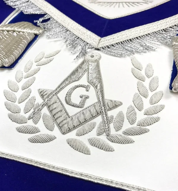 Master Mason Blue Lodge Regalia Set - Hand Embroidery 10 Master Mason Blue Lodge Regalia Set - Hand Embroidery