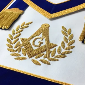 Master Mason Blue Lodge Regalia Set - Hand Embroidery 14 Master Mason Blue Lodge Regalia Set - Hand Embroidery