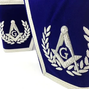 Master Mason Blue Lodge Regalia Set - Hand Embroidery 18 Master Mason Blue Lodge Regalia Set - Hand Embroidery