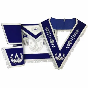 Master Mason Blue Lodge Regalia Set - Hand Embroidery 20 Master Mason Blue Lodge Regalia Set - Hand Embroidery
