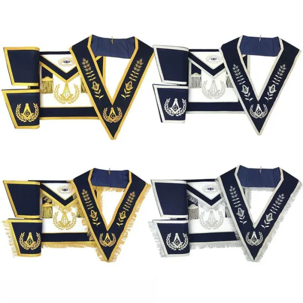 Master Mason Blue Lodge Regalia Set - Navy Master Mason Blue Lodge Regalia Set - Navy
