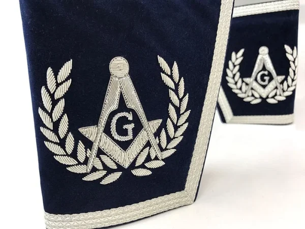 Master Mason Blue Lodge Regalia Set - Navy 8 Master Mason Blue Lodge Regalia Set - Navy