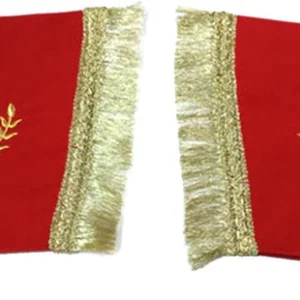 Master Mason Blue Lodge Regalia Set - Red & White with Fringe