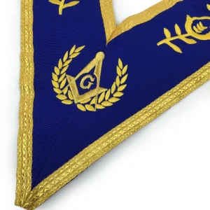 Master Mason Blue Lodge Regalia Set - Royal Blue & Gold 9 Master Mason Blue Lodge Regalia Set - Royal Blue & Gold