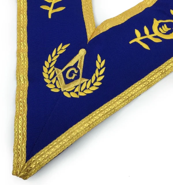 Master Mason Blue Lodge Regalia Set - Royal Blue & Gold 4 Master Mason Blue Lodge Regalia Set - Royal Blue & Gold