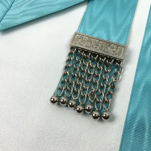 Master Mason Craft English Regulation Regalia Set - MM Apron, Officer Collar, and Gloves