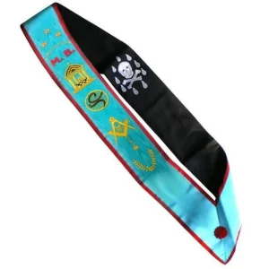 Home 69 Master Mason Scottish Rite Sash - 3 Stars Bullion Embroidery