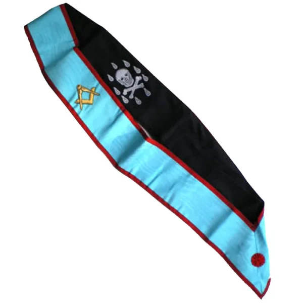 Master Mason Scottish Rite Sash - Blue Moire Master Mason Scottish Rite Sash - Blue Moire