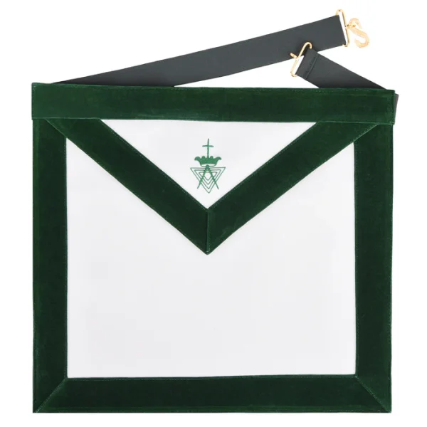 Member Allied Masonic Degrees Apron - Dark Green Member Allied Masonic Degrees Apron - Dark Green