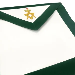 Member Allied Masonic Degrees Apron - Green Velvet