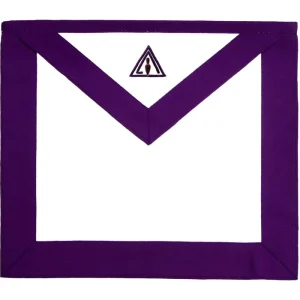 Home 90 Member Council Apron - White & Purple
