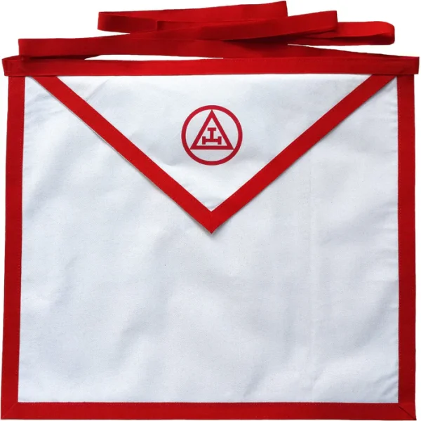 Member Royal Arch Chapter Apron - White Duck Cotton Member Royal Arch Chapter Apron - White Duck Cotton