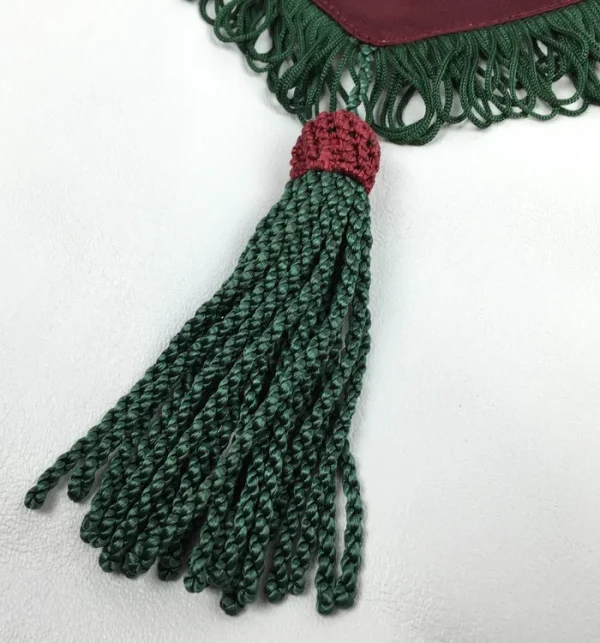 Member The Royal Order of Scotland Apron - White, Maroon & Green 2 Member The Royal Order of Scotland Apron - White, Maroon & Green