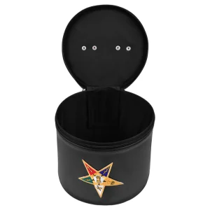 OES Fez Case - Black Imitation Leather with OES Emblem 7 OES Fez Case - Black Imitation Leather with OES Emblem