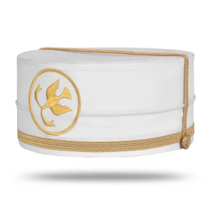 Order of the Golden Circle Crown Cap - Gold Bullion Hand Embroidery 7 Order of the Golden Circle Crown Cap - Gold Bullion Hand Embroidery