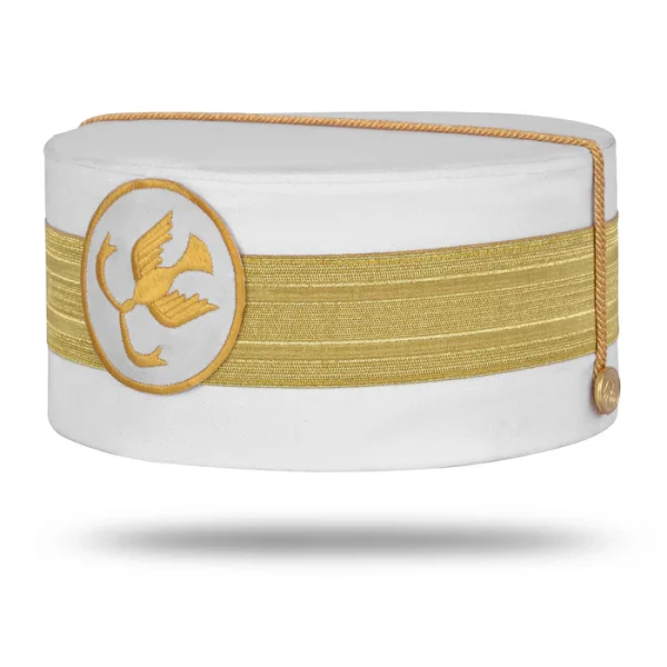 Order of the Golden Circle Crown Cap - Hand Embroidery Gold Bullion