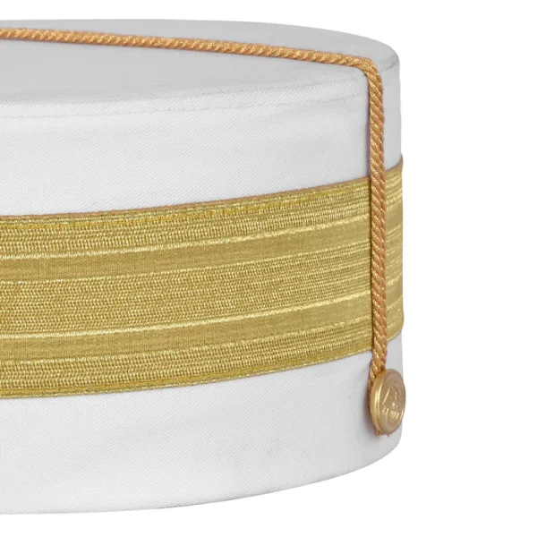 Order of the Golden Circle Crown Cap - Hand Embroidery Gold Bullion
