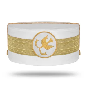 Order of the Golden Circle Crown Cap - Hand Embroidery Gold Bullion