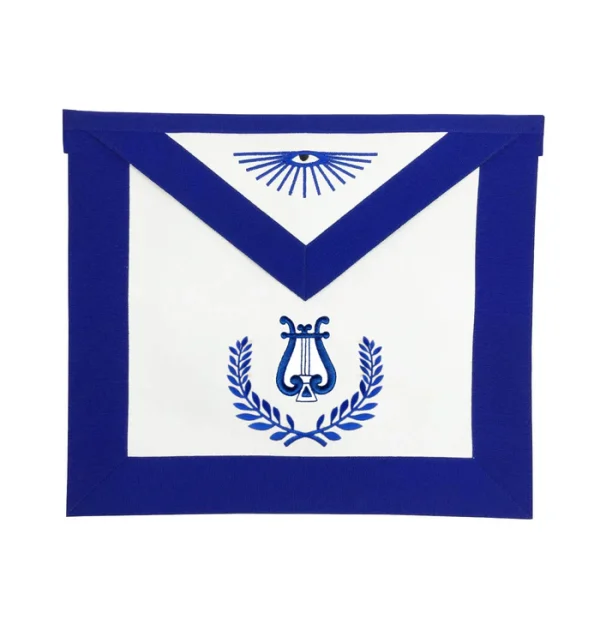 Organist Apron - Royal Blue with Wreath Organist Apron - Royal Blue with Wreath
