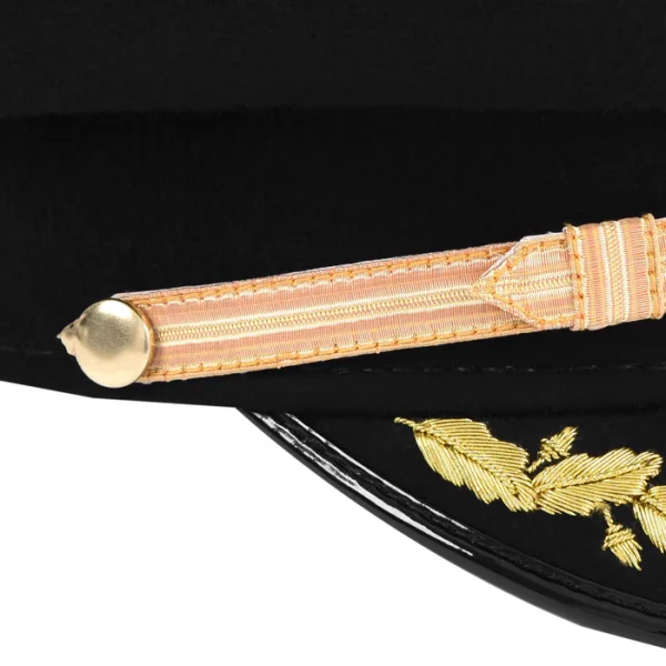 Past Grand Commander Knights Templar Commandery Fatigue Cap - Purple Metal Cross with Braid & Vinework 6 Past Grand Commander Knights Templar Commandery Fatigue Cap - Purple Metal Cross with Braid & Vinework