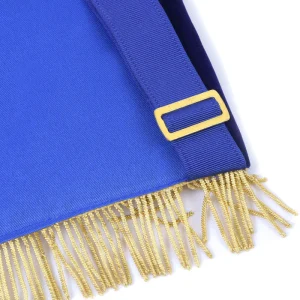 Past Grand Thrice Illustrious Master Royal & Select Masters Apron - Blue Velvet & Gold 10 Past Grand Thrice Illustrious Master Royal & Select Masters Apron - Blue Velvet & Gold
