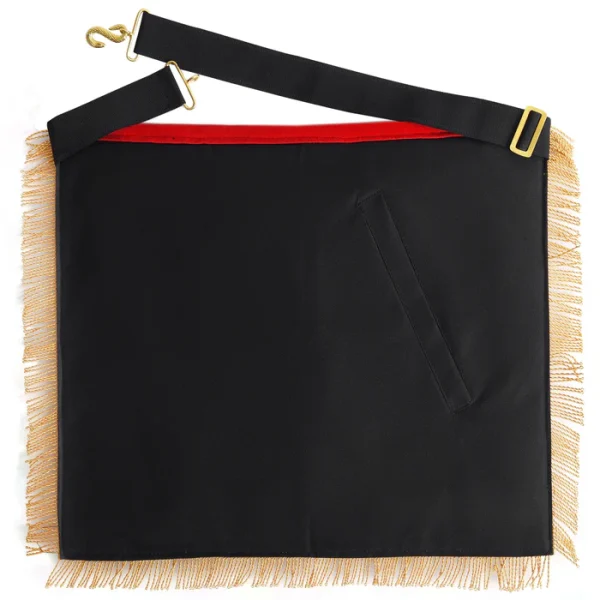 Past High Priest Royal Arch Chapter Apron - Red Velvet with Side Tabs 2 Past High Priest Royal Arch Chapter Apron - Red Velvet with Side Tabs