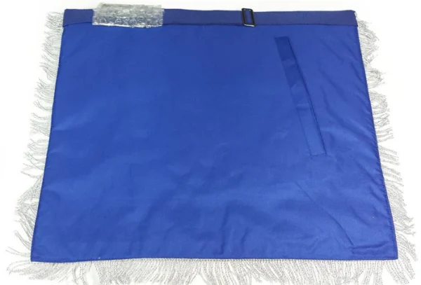 Past Master Blue Lodge Apron - Gold & Silver Bullion Hand Embroidery 4 Past Master Blue Lodge Apron - Gold & Silver Bullion Hand Embroidery
