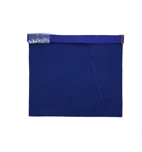 Past Master Blue Lodge Apron - Hand Embroidered with White Silk Threads 4 Past Master Blue Lodge Apron - Hand Embroidered with White Silk Threads