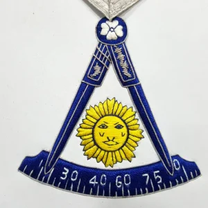 Past Master Blue Lodge California Regulation Apron - Silk Threaded