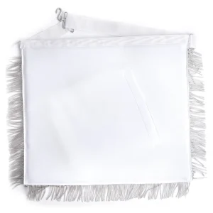Past Master Blue Lodge California Regulation Apron - White & Gold with Pillars 5 Past Master Blue Lodge California Regulation Apron - White & Gold with Pillars