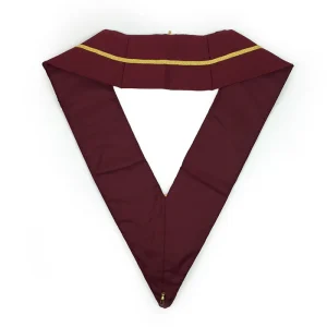 Past Principal Royal Arch Chapter Collar - Wide Maroon & Gold 5 Past Principal Royal Arch Chapter Collar - Wide Maroon & Gold