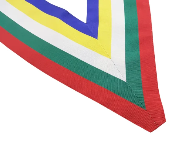 Patron OES Collar - 5-color Grosgrain Ribbon 1 OES Patron's Collar - 5-color Grosgrain Ribbon