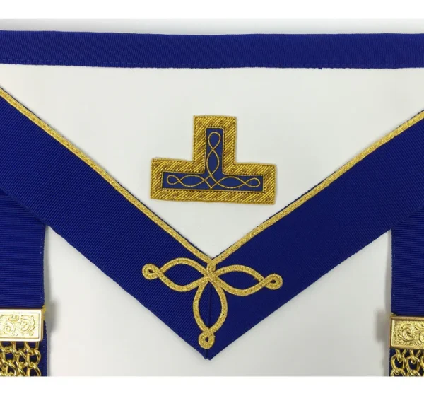 Provincial Officers Craft English Regulation Regalia Set - Apron, Collar, Gloves 1 Provincial Officers Craft English Regulation Regalia Set - Apron, Collar, Gloves