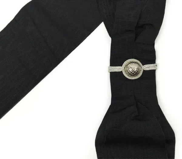 Provincial Officers Knights Templar English Regulation Sash - Black Moire