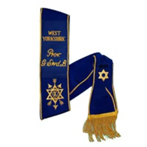 Home 69 Provincial Officers Order of the Secret Monitor Amd English Regulation Sash - Blue