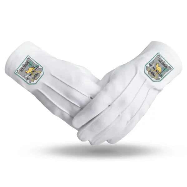 Queen Of The South Gloves - Pure White Cotton