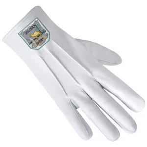 Queen Of The South Gloves - Pure White Leather