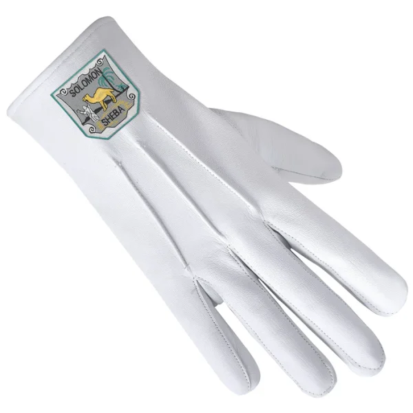 Queen Of The South Gloves - Pure White Leather