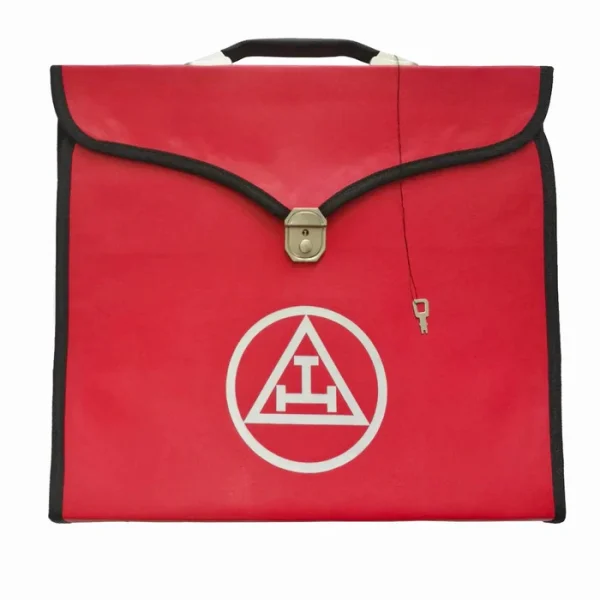 Royal Arch Chapter Apron Case - Red Leather MM, WM, Provincial Royal Arch Chapter Apron Case - Red Leather MM, WM, Provincial