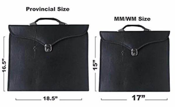 Royal Arch Chapter Apron Case - Red Leather MM, WM, Provincial 7 Royal Arch Chapter Apron Case - Red Leather MM, WM, Provincial