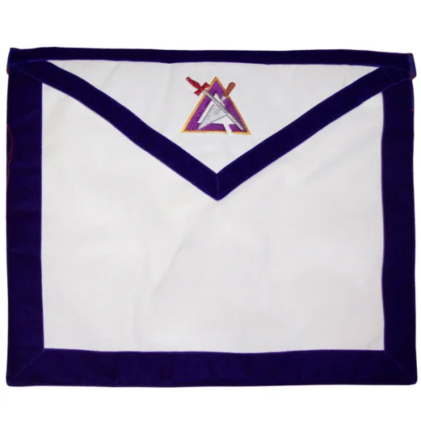 Royal Arch Chapter & Council Apron – Reversible Double-Sided 2 Royal Arch Chapter & Council Apron