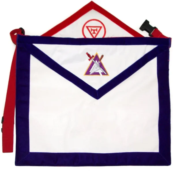 Royal Arch Chapter & Council Apron – Reversible Double-Sided 3 Royal Arch Chapter & Council Apron