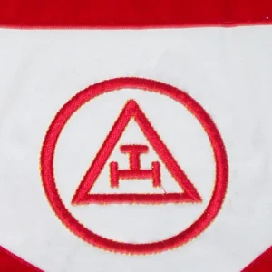 Royal Arch Chapter & Council Apron – Reversible Double-Sided 12 Royal Arch Chapter & Council Apron