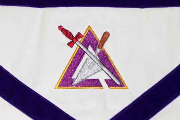 Royal Arch Chapter & Council Apron – Reversible Double-Sided 6 Royal Arch Chapter & Council Apron