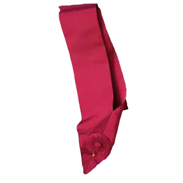 Royal Order of Scotland Sash - Crimson with Rosette Royal Order of Scotland Sash - Crimson with Rosette