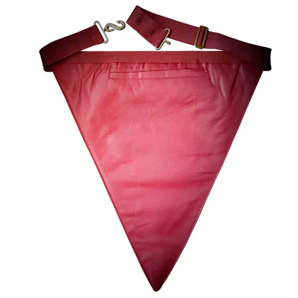 Royal & Select Masters Grand Council Apron - Maroon 1 Royal & Select Masters Grand Council Apron - Maroon