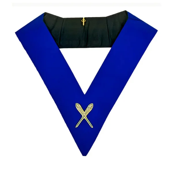 Secretary Blue Lodge Collar - Royal Blue
