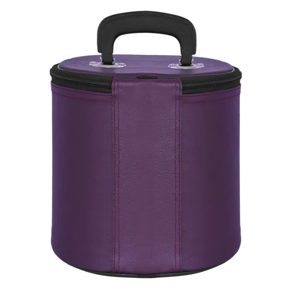 Shriners Fez Case - Purple Synthetic Leather with Rhinestones 2 Shriners Fez Case - Purple Synthetic Leather with Rhinestones