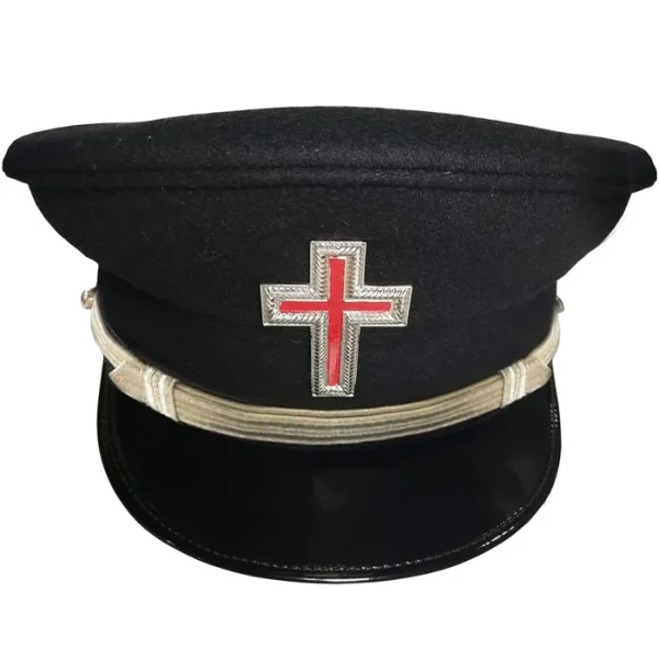 Sir Knight Knights Templar Commandery Fatigue Cap - Silver 1 Sir Knight Knights Templar Commandery Fatigue Cap - Silver