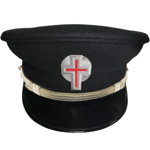 Sir Knight Knights Templar Commandery Fatigue Cap - Silver 6 Sir Knight Knights Templar Commandery Fatigue Cap - Silver